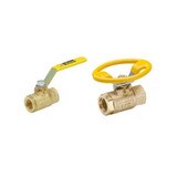 Female to Female - In Line - Industrual Ball Valves - Brass